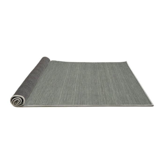 Thickness of Contemporary Gunmetal Gray Modern Rug, con181