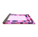 Sideview of Abstract Purple Contemporary Rug, con1810pur