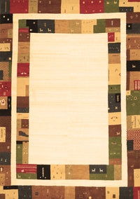 Abstract Brown Contemporary Rug, con1810brn