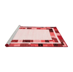 Contemporary Red Washable Rugs