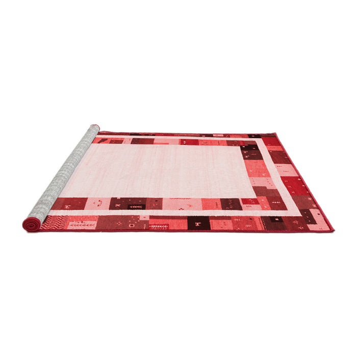 Contemporary Red Washable Rugs