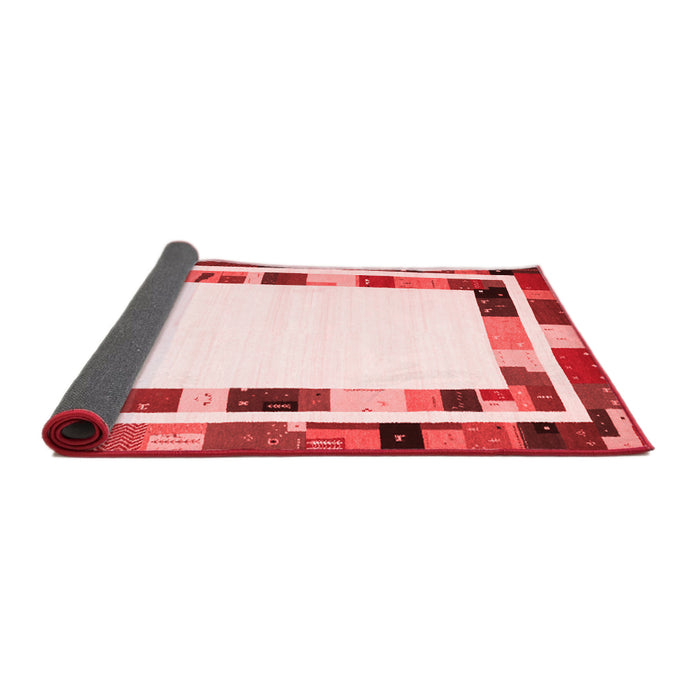 Abstract Red Contemporary Area Rugs