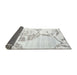 Thickness of Contemporary Silver Gray Modern Rug, con1811