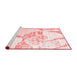 Contemporary Red Washable Rugs