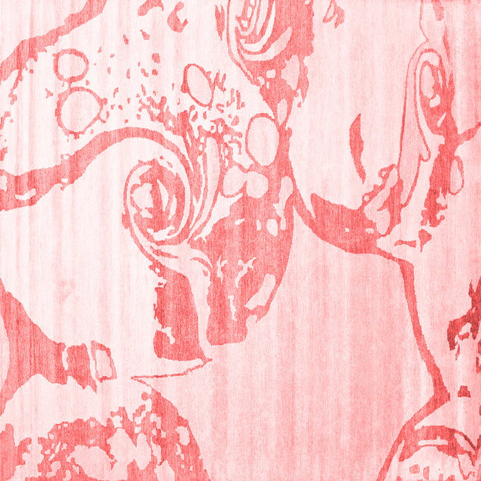 Abstract Red Contemporary Rug, con1811red