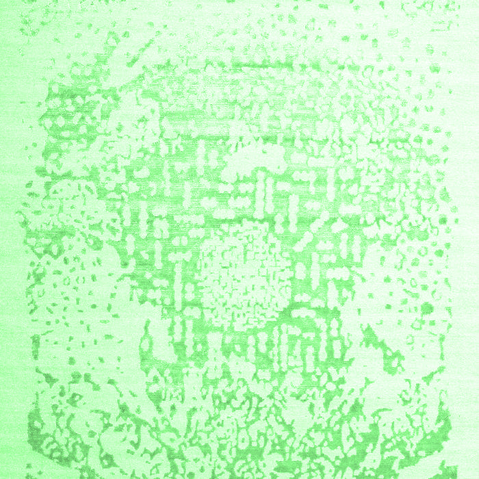 Abstract Emerald Green Contemporary Rug, con1812emgrn