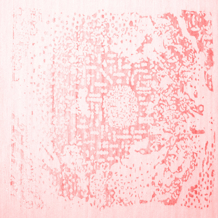 Machine Washable Abstract Red Contemporary Rug, wshcon1812red