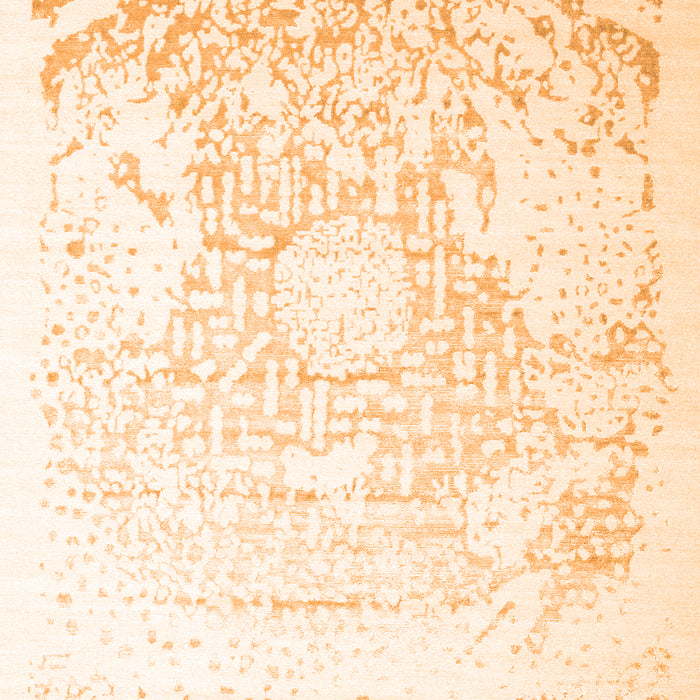 Serging Thickness of Machine Washable Abstract Orange Contemporary Area Rugs, wshcon1812org