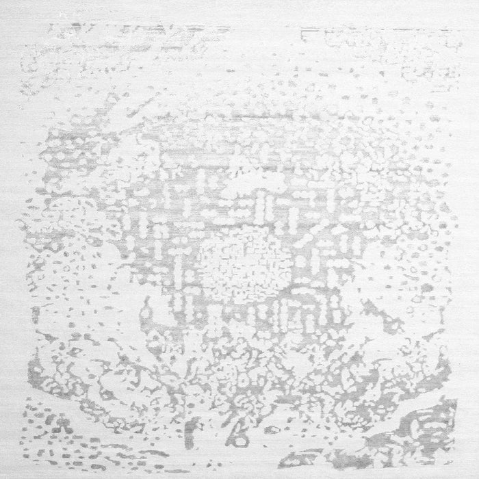 Serging Thickness of Abstract Gray Contemporary Rug, con1812gry