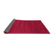 Sideview of Abstract Pink Contemporary Rug, con1813pnk