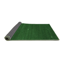 Sideview of Abstract Emerald Green Contemporary Rug, con1813emgrn
