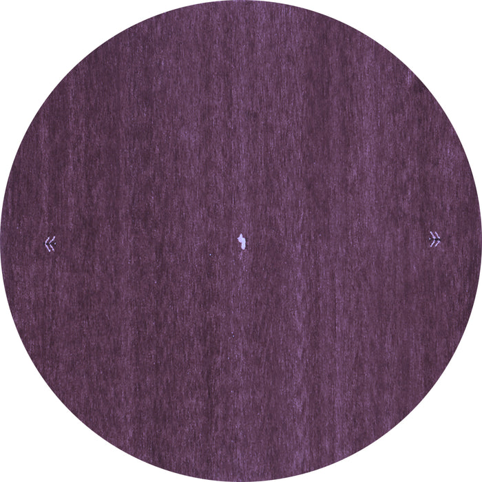 Round Machine Washable Abstract Blue Contemporary Rug, wshcon1813blu