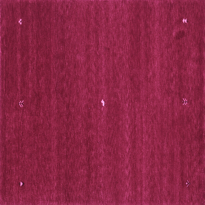 Square Abstract Purple Contemporary Rug, con1813pur