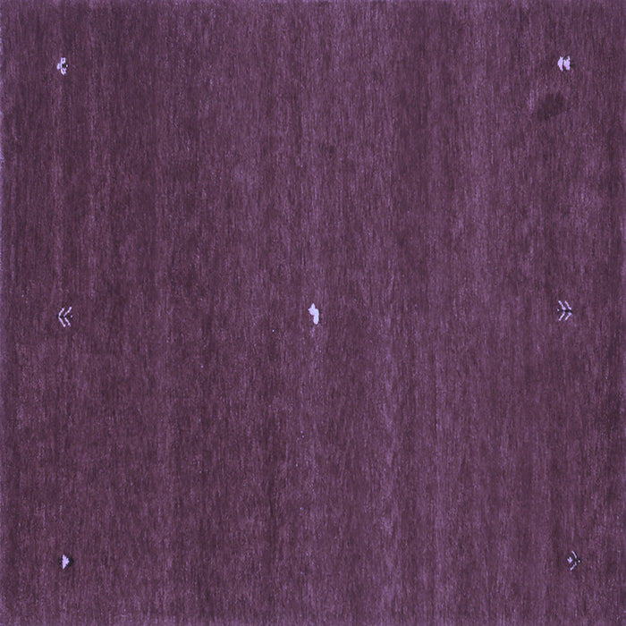 Square Abstract Blue Contemporary Rug, con1813blu