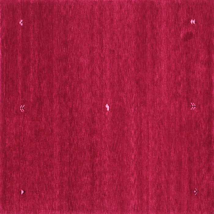 Square Abstract Pink Contemporary Rug, con1813pnk