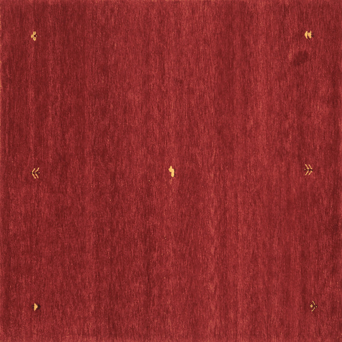 Square Abstract Brown Contemporary Rug, con1813brn