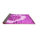 Sideview of Abstract Pink Contemporary Rug, con1814pnk