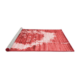 Contemporary Red Washable Rugs