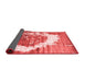 Abstract Red Contemporary Area Rugs