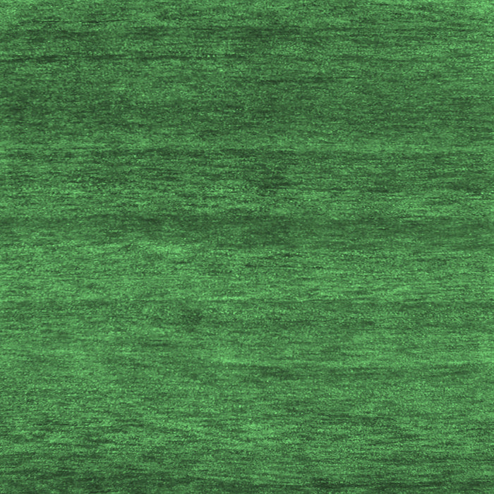 Square Abstract Emerald Green Contemporary Rug, con1815emgrn