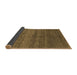 Sideview of Abstract Brown Contemporary Rug, con1815brn