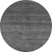 Square Abstract Gray Contemporary Rug, con1815gry