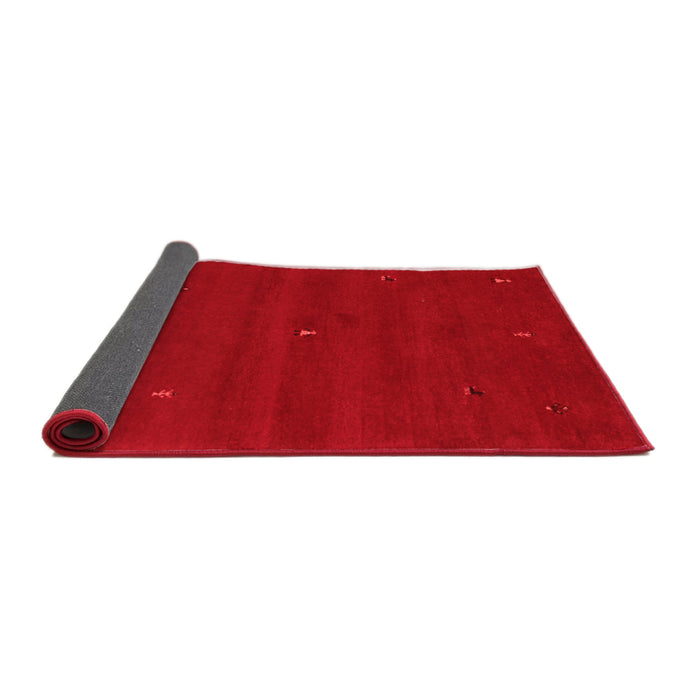 Abstract Red Contemporary Area Rugs