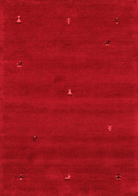 Abstract Red Contemporary Rug, con1816red