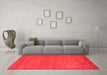 Contemporary Red Washable Rugs