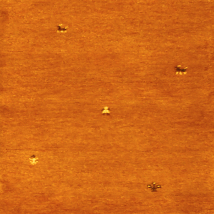 Abstract Yellow Contemporary Rug, con1817yw