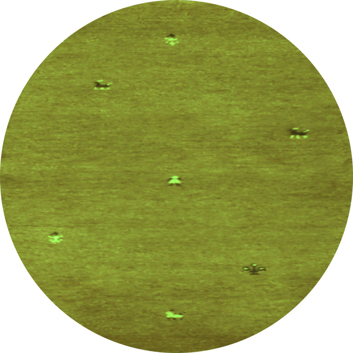 Machine Washable Abstract Green Contemporary Area Rugs, wshcon1817grn