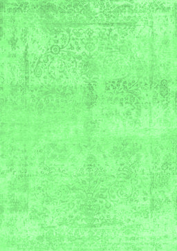 Abstract Emerald Green Contemporary Rug, con1818emgrn