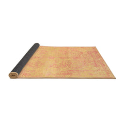 Sideview of Abstract Brown Contemporary Rug, con1818brn