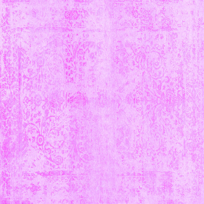 Square Machine Washable Abstract Purple Contemporary Area Rugs, wshcon1818pur