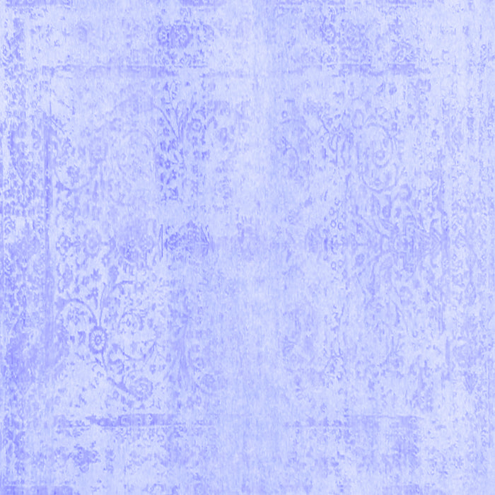 Square Machine Washable Abstract Blue Contemporary Rug, wshcon1818blu