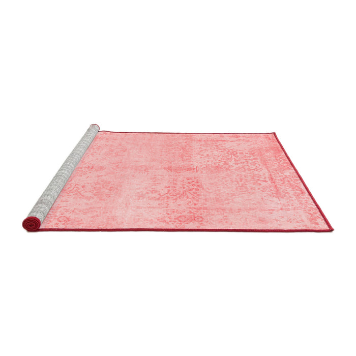 Contemporary Red Washable Rugs