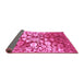 Sideview of Abstract Purple Contemporary Rug, con1819pur