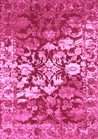 Abstract Purple Contemporary Rug, con1819pur