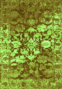 Abstract Green Contemporary Rug, con1819grn