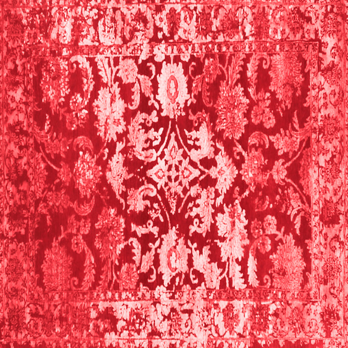 Machine Washable Abstract Red Contemporary Rug, wshcon1819red