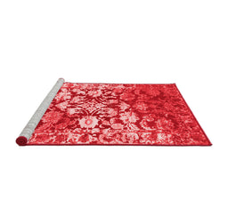 Contemporary Red Washable Rugs