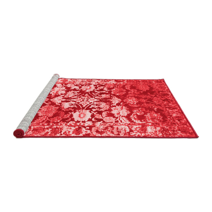 Contemporary Red Washable Rugs