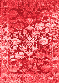 Abstract Red Contemporary Rug, con1819red