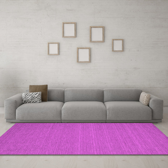 Machine Washable Abstract Pink Contemporary Rug in a Living Room, wshcon181pnk