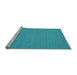 Sideview of Machine Washable Abstract Light Blue Contemporary Rug, wshcon181lblu