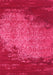 Abstract Pink Contemporary Rug, con1820pnk