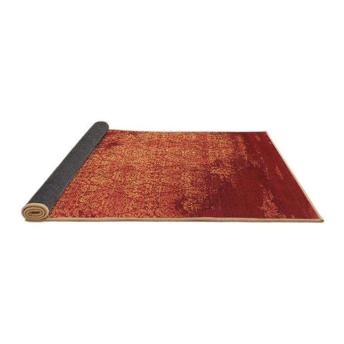 Sideview of Abstract Brown Contemporary Rug, con1820brn