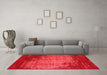 Contemporary Red Washable Rugs