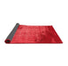 Abstract Red Contemporary Area Rugs