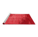 Contemporary Red Washable Rugs